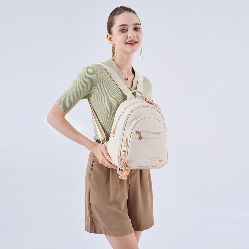 Cute Multi-Functional Mini Leather Backpack For Y… - image 7